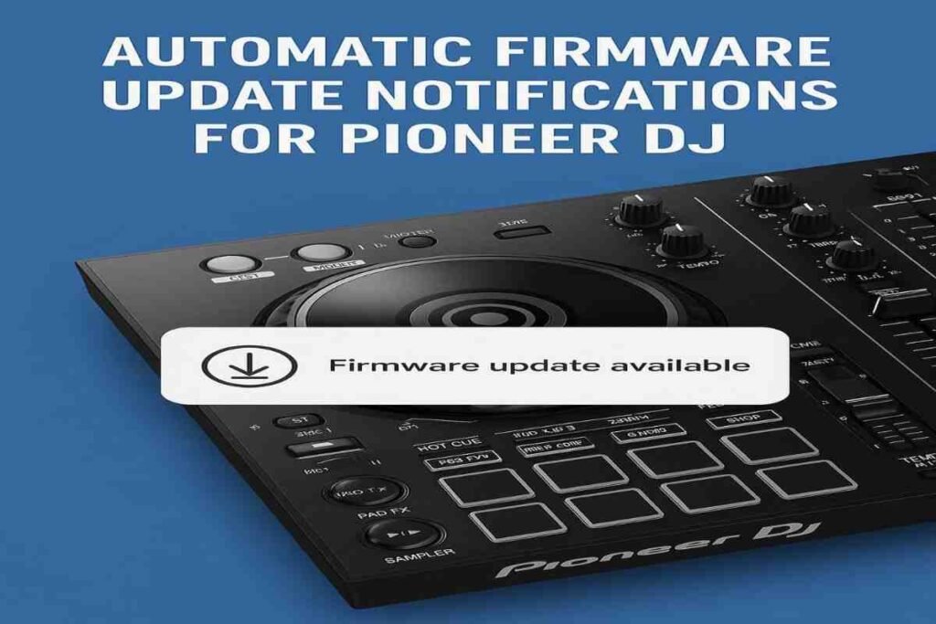 Automatic Firmware Update Notifications for Pioneer DJ - DJSetup