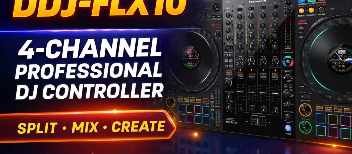 DDJ-FLX10 4-Channel Professional DJ Controller – Full Details, Features & Specifications djsetup.in